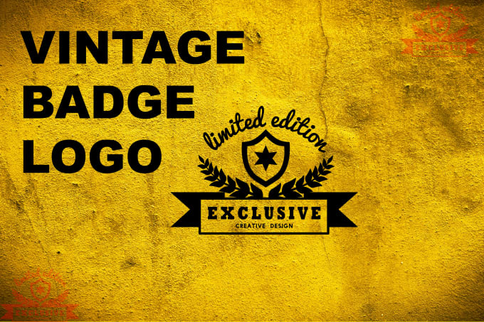 Gig Preview - Design hipster badges, and vintage, retro, and classic outdoor logo for you