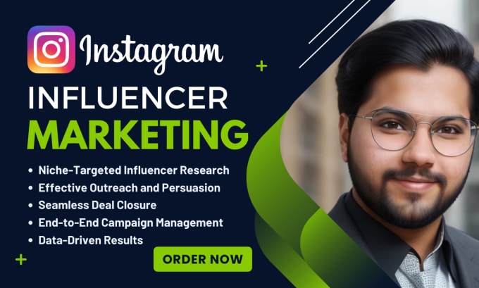 Gig Preview - Do instagram influencer marketing campaign