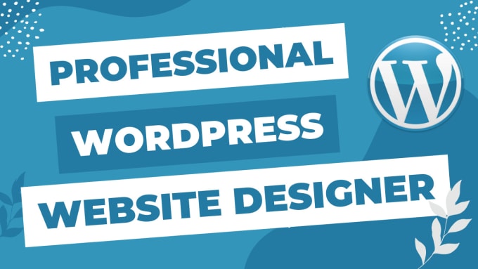 Bestseller - build wordpress website, wordpress, website design or website redesign