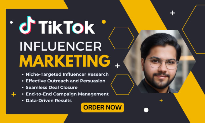 Gig Preview - Do tiktok influencer marketing campaign