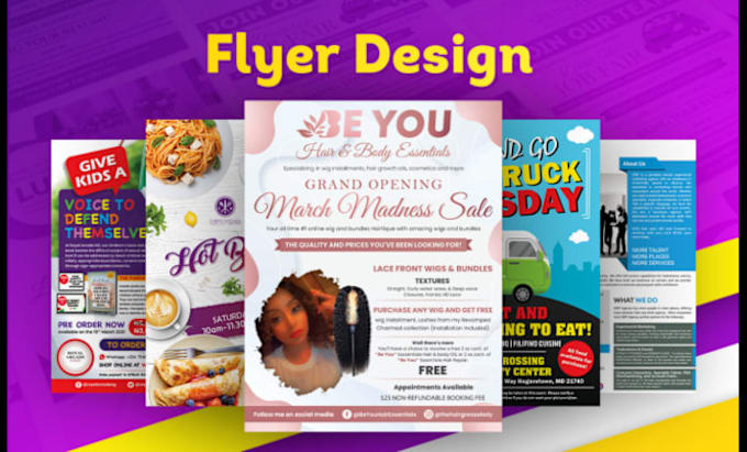 Bestseller - design a professional flyer or brochure for your business