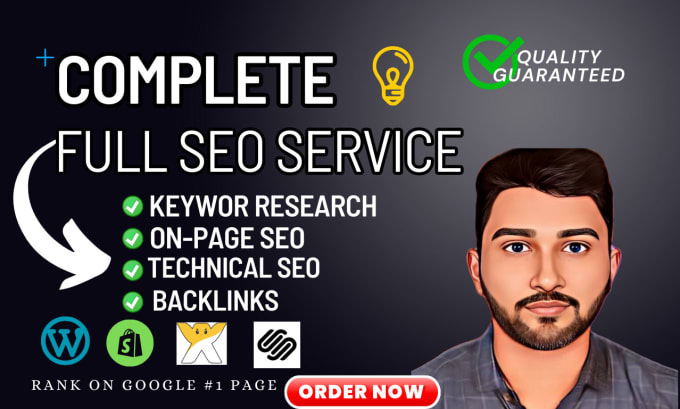 Gig Preview - Complete monthly SEO service or link building rank on google