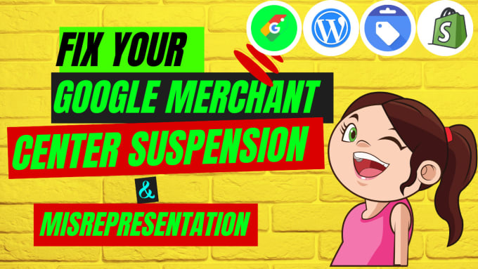 Gig Preview - Fix google merchant center suspension