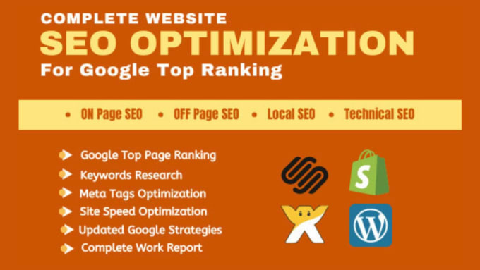 Gig Preview - Do website SEO optimization for google ranking