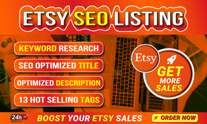 Gig Preview - Optimize etsy seo listing, etsy title, etsy tag to rank and boost etsy sales