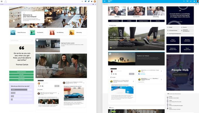 Gig Preview - Build customized intranet website, portal in ms365, sharepoint, google workspace