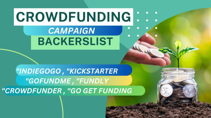 Gig Preview - Get backers list for your indiegogo kickstarter campaign