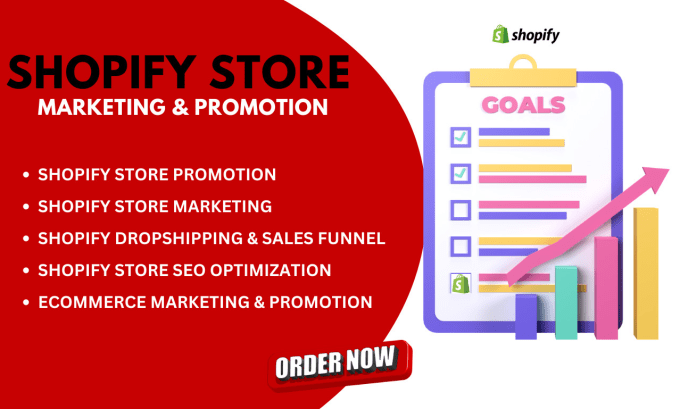 Gig Preview - Do shopify marketing, shopify store promotion, shopify marketing and sales