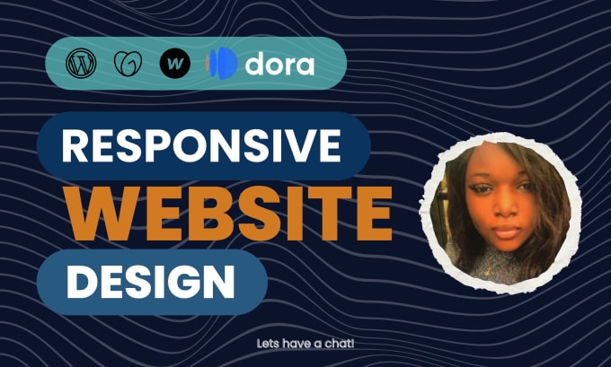 Gig Preview - Design responsive dora websites, webflow, godaddy