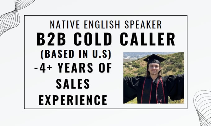 Gig Preview - Do your b2b cold calling, telemarketing appointment setter