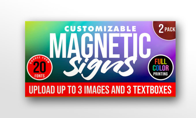 Gig Preview - Do creative car and truck magnet sign