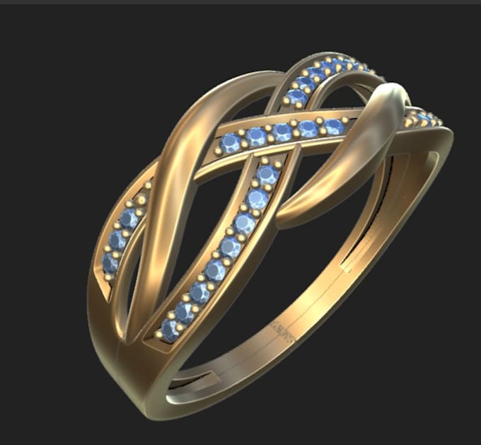 Gig Preview - Create jewelry 3d model for printing