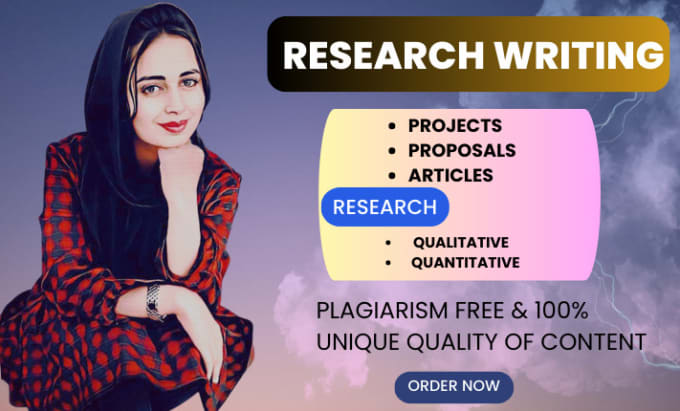 Gig Preview - Provide master and phd research proposal writing