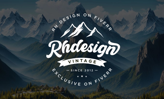 Gig Preview - Create a vintage retro badge logo design for business