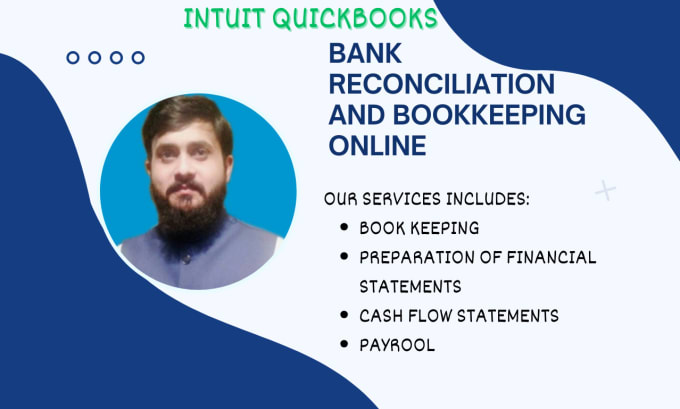 Gig Preview - Do bookkeeping and bank reconciliation in quickbooks online