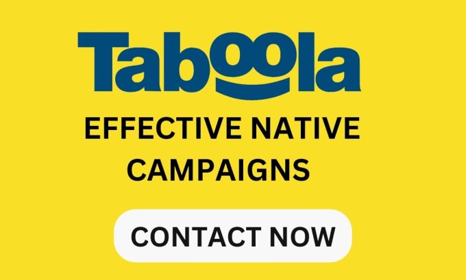 Gig Preview - Create setup and manage your taboola native ads