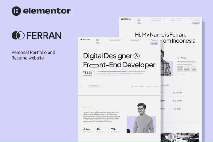 Gig Preview - Make perfect portfolio, blog website for ui ux designers