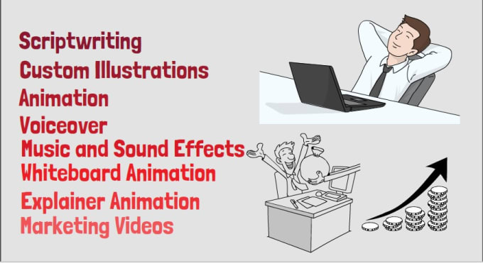 Bestseller - do colored custom whiteboard animations doodle explainer video