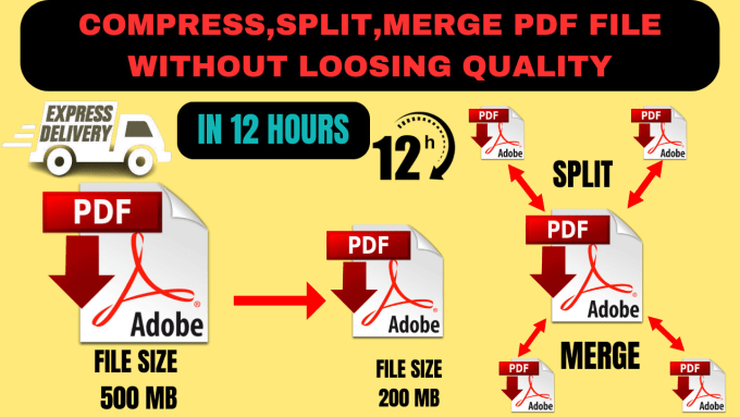 Gig Preview - Reduce, decrease or compress your bulky PDF file size