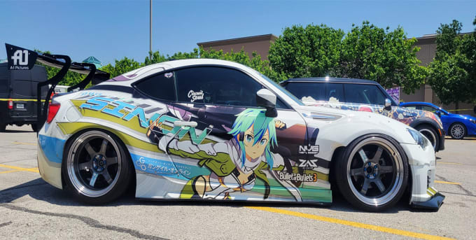 Bestseller - do itasha car wrap, livery car wrap, vehicle wrap design