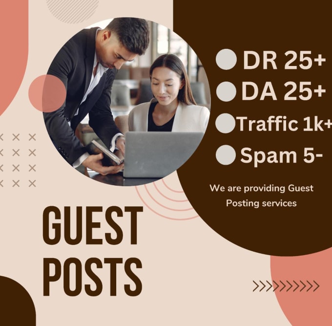 Gig Preview - Do guest posting with high da websites