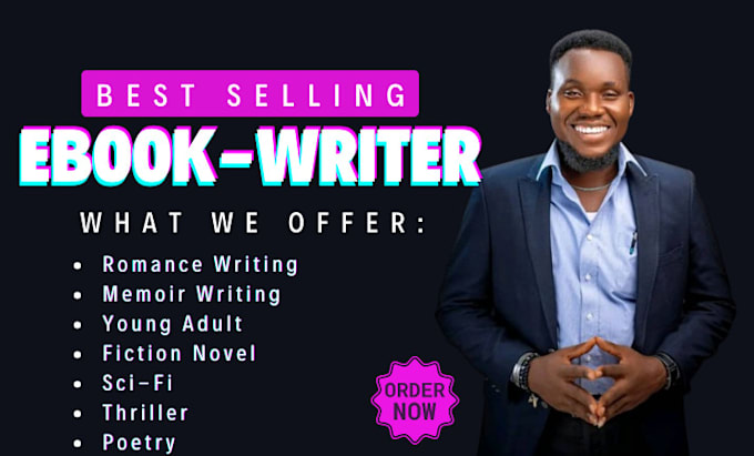 Gig Preview - Be romance ebook writer memoir ghostwriter young adult fiction novel book writer