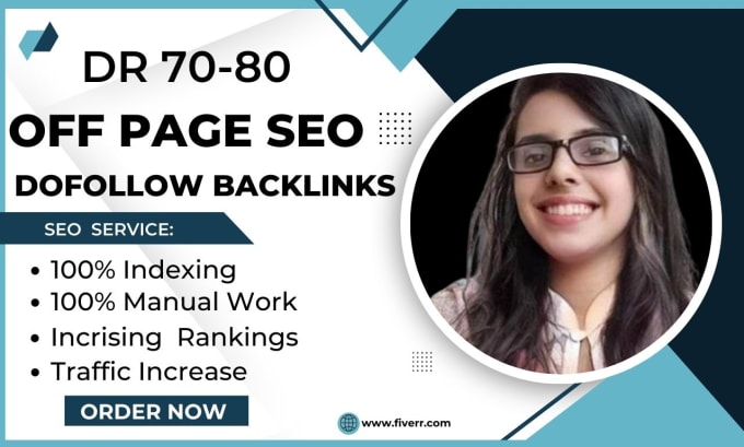 Gig Preview - Do off page SEO manual with white hat high authority dofollow backlinks