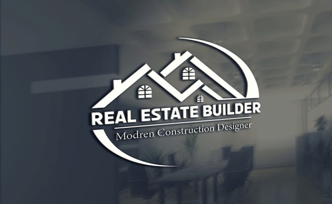 Gig Preview - Design timeless unique real estate, realtor construction business logo design