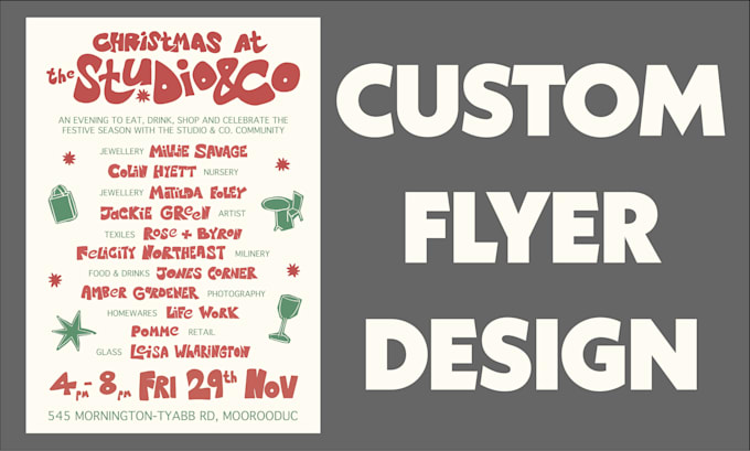 Gig Preview - Design a custom flyer