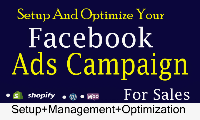 Gig Preview - Setup and optimize your facebook ads campaign for sales and lead