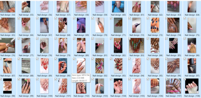 Gig Preview - Provide you 300 yt shorts on nail paint designs