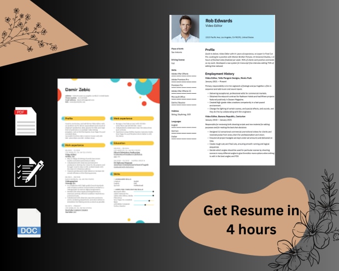 Bestseller - resume design or cv design