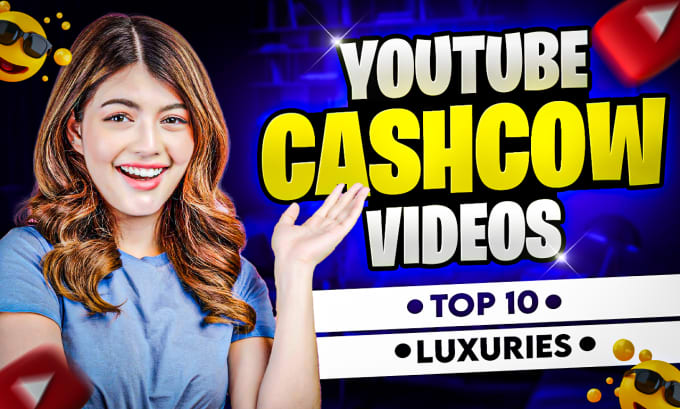 Bestseller - create top 10 and luxury faceless cash cow videos for automated youtube channel