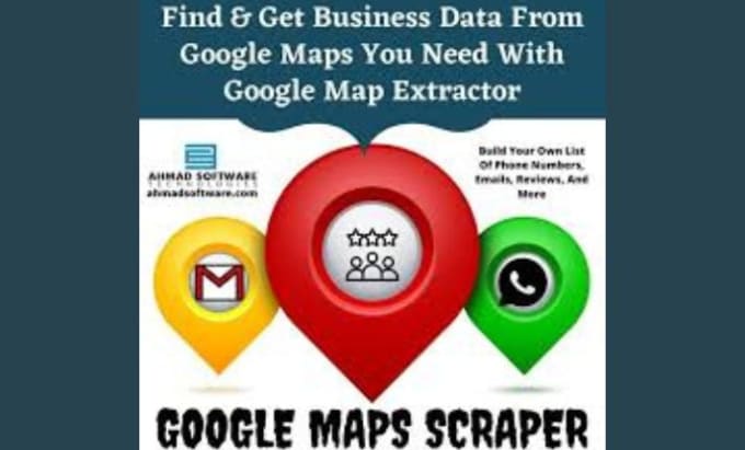 Gig Preview - Scrape google maps data for business leads with emails