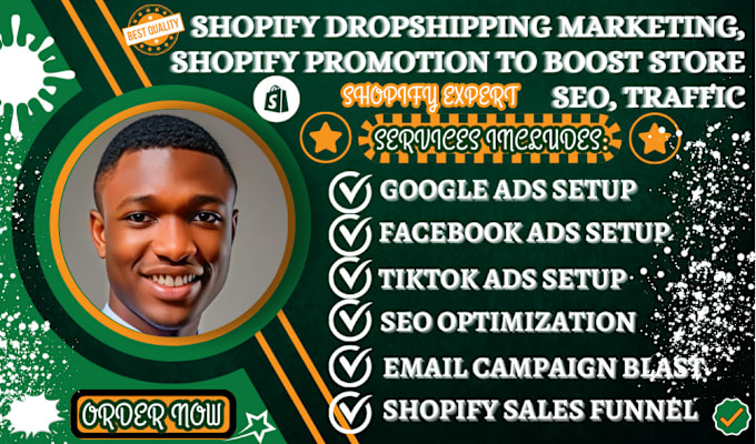 Bestseller - do shopify dropshipping marketing sales funnel,etsy promotion, boost store sales