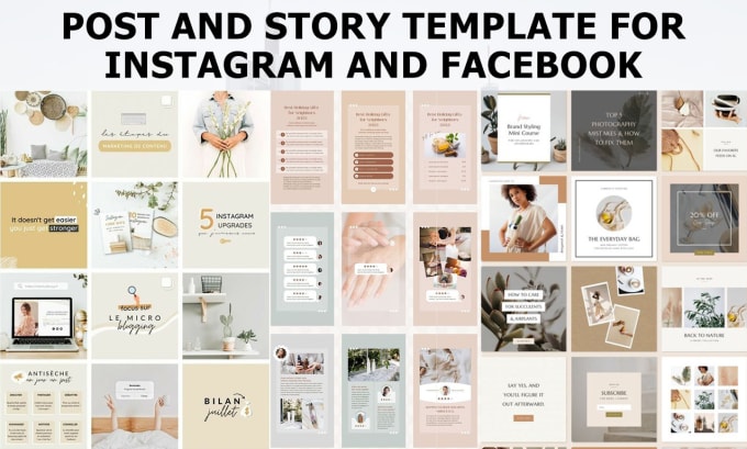 Gig Preview - Design post and story templates for instagram and facebook