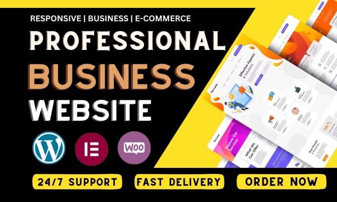 Gig Preview - Design professional wordpress business website