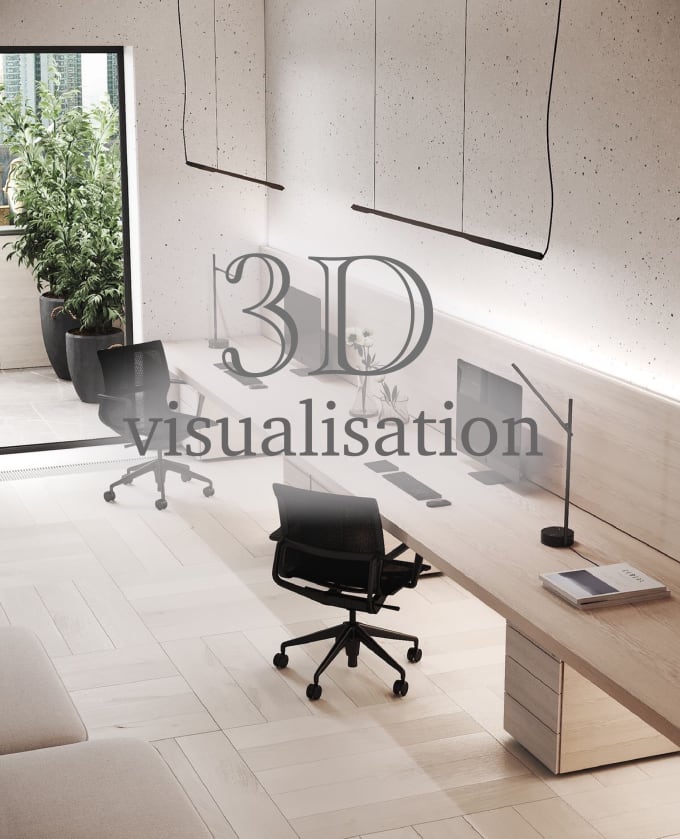 Gig Preview - Do realistic 3d render or visualisation of interior space