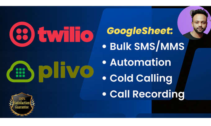 Gig Preview - Setup twilio bulk SMS, automation, and cold calling setup via google sheets