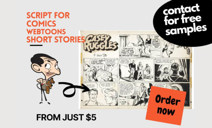 Bestseller - write script for comics, webtoons and short stories