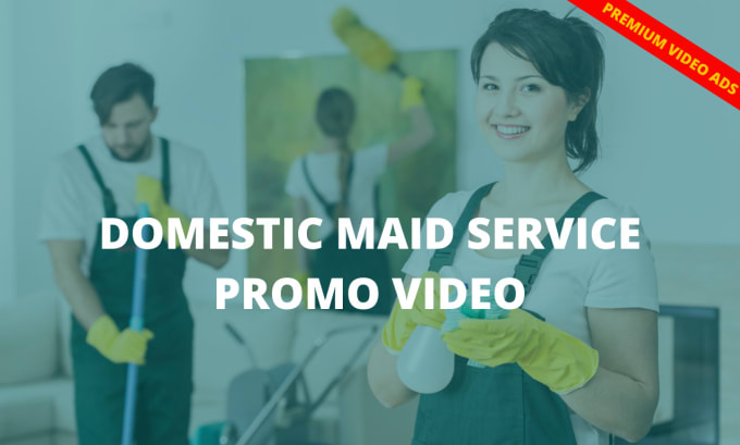 Gig Preview - Make domestic maid service explainer promo video