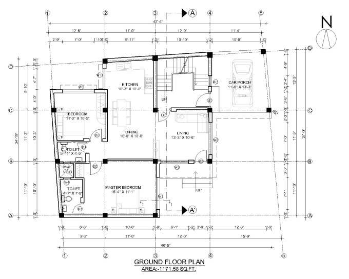 Gig Preview - Draw architectural 2d floor for your house in autocad