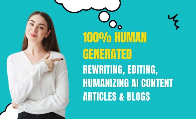 Gig Preview - Professionally edit, rewrite, and humanize ai, chatgpt articles, blogs