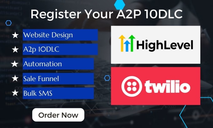 Gig Preview - Do a2p 10dlc gohighlevel twilio ringcentral, zoom, IVR, SMS ghl automation