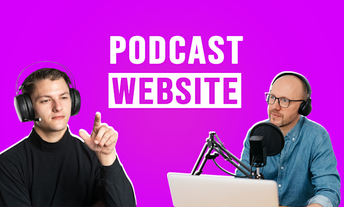 Gig Preview - Create podcast website landing page