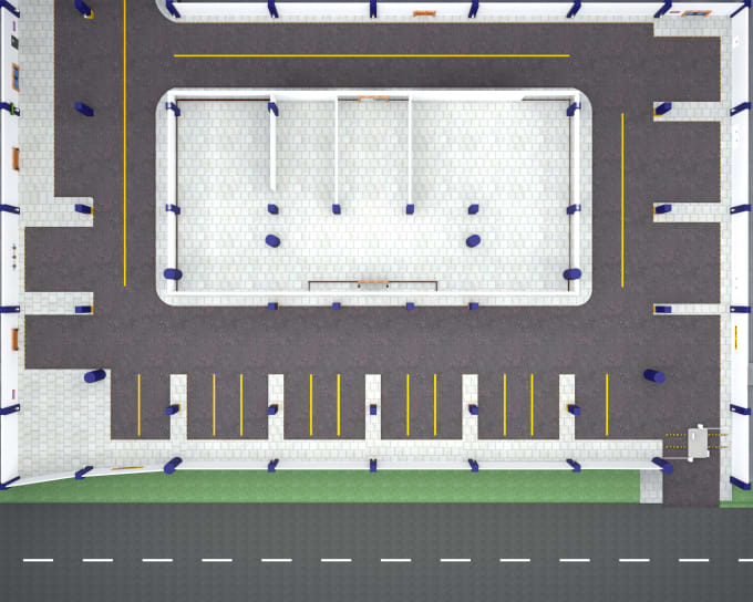 Gig Preview - Design garden backyard patio landscape parking  sitemap