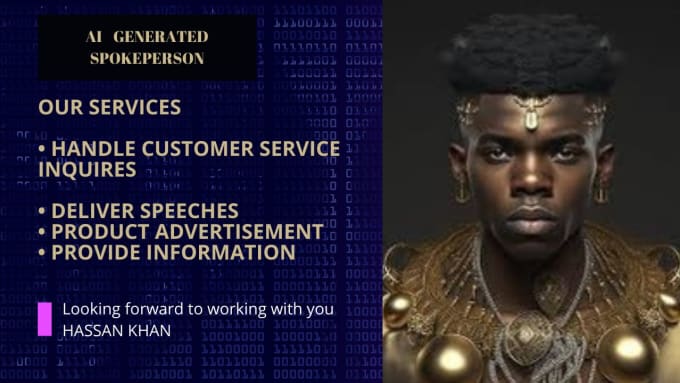 Gig Preview - Make ai spokesperson  video with human avatar for ads , promo