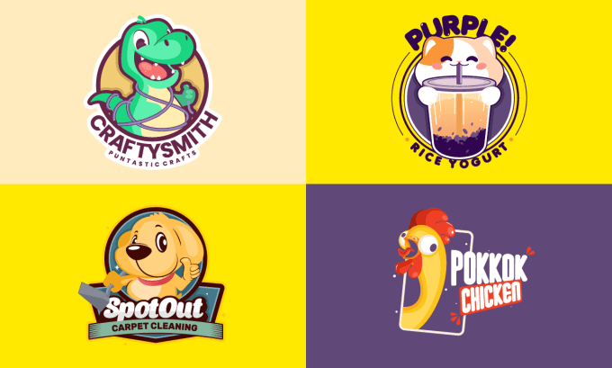 Gig Preview - Do cartoon animal, mascot logo design for your business