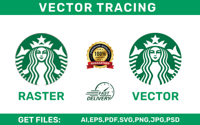 Gig Preview - Do vector tracing, redraw, and convert logo to a vector