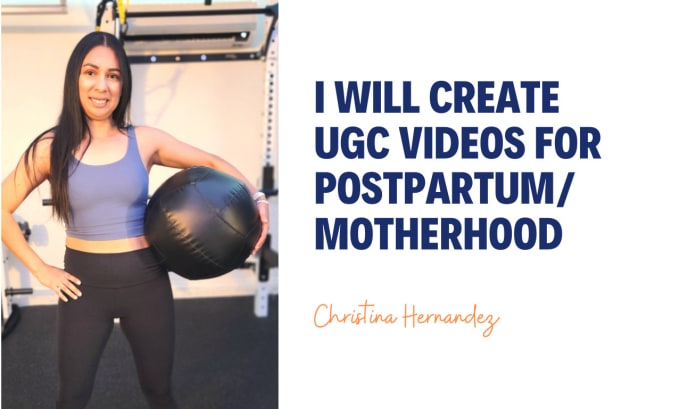 Gig Preview - Create ugc videos for postpartum and motherhood